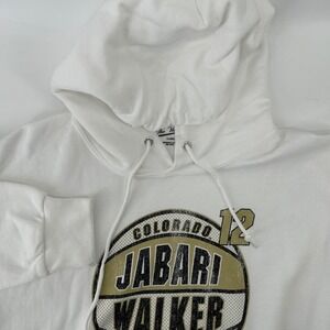 The Victory Hoodie Mens XL White Jabari Walker Colorado Buffaloes NWT Basketball